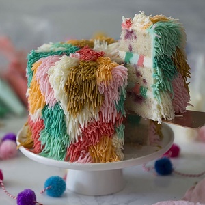 เครื่องทำเส้นบะหมี่สแตนเลส 8 รู พร้อมหัวบีบแบบมีรู สำหรับทำขนมบราวน์เชสตัน มัดกราส ครีม คัพเค้ก - Product Image 3