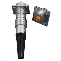 Connecteur de panneau à souder auto-bloquant push-pull RealRun série K, fiche femelle à 4 trous, bride carrée, IP68, aviation multi-contacts 3K 4K 5K
