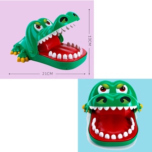 KK חדש 8.4 אינץ' משחקי צעצועי שיני תנין גדולים לילדים, משחקי רופא שיניים אצבע נושכת תנין, צעצוע משחק שיני תנין מצחיק - Product Image 2