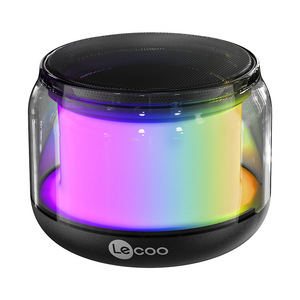 Lenovo LeCoo Portable <b>Speaker</b> With Colorful <b>Led</b> Light Rechargeable Battery Wireless Audio Output - Product Image 2