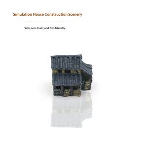 레진 미니멀리스트 건축물 마이크로 랜드스케이프 모래 테이블 장식품 공예 조경 장식 - Product Image 1