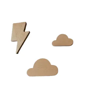 Wholesale Fridge Magnets Cloud shape wood fridge magnets