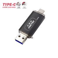 USKY Ultra USB 3.0 16GB Tipe-C 2TB Cle 8GB Alloy 64GB Promosi 3in1 Hadiah USB 2.0 1TB Logam Tipe-C 4in1 OTG USB Flash Drive