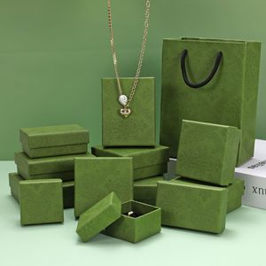 Proveedor de Fábrica, Cajas para Collares y Anillos Verdes, Empaquetado de Joyería, Juego Completo de Cajas para Pequeñas Empresas - Product Image 6