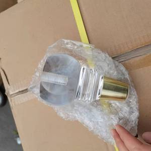 Moderno Acrilico Trasparente Divano Caffè Piedi di Moda Luce Sfera Di Cristallo di Lusso Piedi Per Mobili Squisita <span class=keywords><strong>Tavolo</strong></span> In Plexiglass <span class=keywords><strong>Gambe</strong></span> - Product Image 3