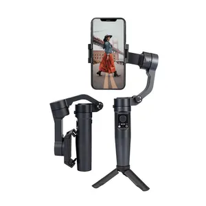 360 stabilisateur de cardan réglable automatiquement stabilisateur de téléphone portable pliable à trois axes stabilisateur Anti-secousse Selfie Stick