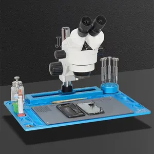 Universal Microscope Maintenance Mat Aluminum Alloy Pad For Mobile Phone PCB Board Soldering Repair