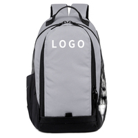 Sac à dos de sport décontracté unisexe multifonctionnel avec logo personnalisé, en polyester Oxford imperméable, compartiment à chaussures, capacité 20-35L, pour l'extérieur