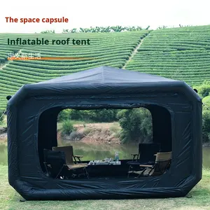 <span class=keywords><strong>Tente</strong></span> <span class=keywords><strong>de</strong></span> camping gonflable portable d'extérieur quatre saisons, double couche, épaissie, imperméable, légère et mobile, type capsule spatiale deux places - Product Image 3