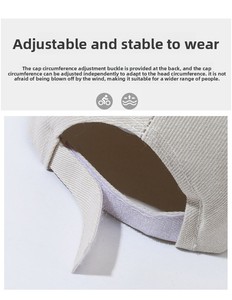 <span class=keywords><strong>หมวกแก๊ป</strong></span>เบสบอลลายพิมพ์โลโก้ปักทำงานหมวกกันแดดหมวกเดินทางน้ำหนักเบาพร้อมโฆษณาแบบกลุ่มยอดแหลม - Product Image 5