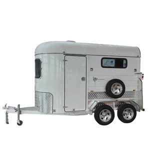 Rimorchio Standard 2025 per 2 <span class=keywords><strong>Cavalli</strong></span> con Carico Angolare, Rimorchio per Trasporto <span class=keywords><strong>Cavalli</strong></span> con Collo d'Oca, Carrozza per <span class=keywords><strong>Cavalli</strong></span> con Zona Abitabile - Product Image 1