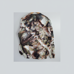 Venta al por mayor estilo de la calle cuello redondo Tie Dye pulóver sudaderas 100% algodón otoño secado rápido transpirable hombres OEM - Product Image 1