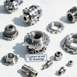 Pièces et accessoires de moto et d'automobile personnalisables, pièces CNC, services de traitement de l'acier OEM - Product Image 1