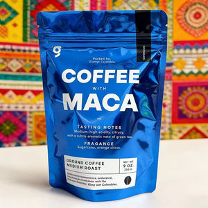 Bolsas Personalizadas a Prueba de Olores, Resellables y con Cierre Hermético - Empaque para Granos de Café y Chocolate - Product Image 1