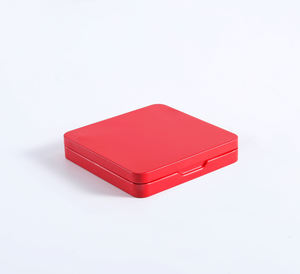 Прямоугольная металлическая жестяная коробка с шарнирным шарниром для многофункционального использования для хранения сигарет в пакетиках - Product Image 2