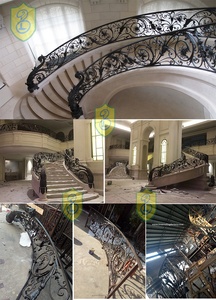 Corrimano decorativo in acciaio zincato per Veranda in ferro ringhiera per scale a prezzi economici - Product Image 6