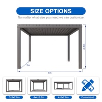 Pergola à lames orientables en aluminium SUNTO, personnalisée, pour extérieur, imperméable, ignifuge, écologique, au design naturel, auvent pour terrasse, balcon, auvent de patio