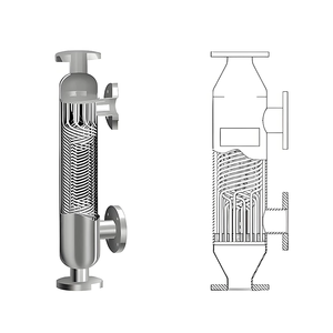 Échangeur de chaleur à tube enroulé en spirale |   Échangeur de chaleur à serpentin en acier inoxydable à économie d'énergie, transfert de chaleur élevé, certifié CE/ISO9001 1 - Product Image 3