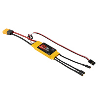 Contrôleur de vitesse électronique sans balais 40A Flash Hobby Spaceman 5V/3A BEC 2-3S pour drone RC, course FPV, avion, quadricoptère