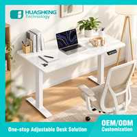 Nouvelle table électrique réglable en hauteur, cadre de bureau pour la maison et le bureau, bureau informatique à moteur unique, bureau assis-debout