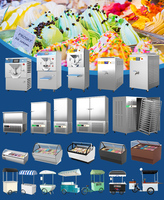 Machine à crème glacée moins chère réglable Prosky Machine à crème glacée italienne commerciale Bql 920