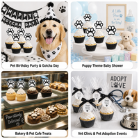 Emballages pour cupcakes noirs à logo personnalisé, papier résistant à la graisse de haute qualité, moules à muffins en vrac pour boulangerie commerciale