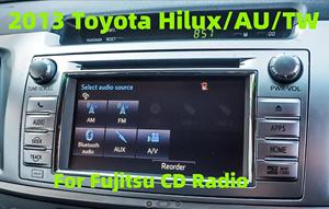Apple carplay, decodificador automático para toyota hilux 2014-2020, sem fio, suporte espelhamento, navegação, câmera reversa, carro - Product Image 3