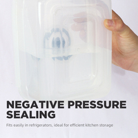 Conteneurs de stockage alimentaire sous vide en PP en gros, organisateurs de légumes pour cuisine, boîtes de congélation pour raviolis
