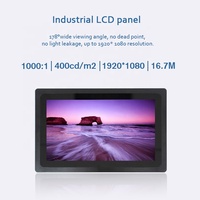 Monitor HMI de 18,5 pulgadas, panel de pantalla multitáctil Industrial, PC Linux Android Windows con pantalla ancha
