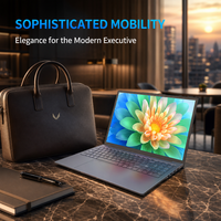 Ordinateur portable professionnel OEM en gros, écran FHD 16 pouces, Intel Core i5 3,3 GHz Dual Core, 8 Go de RAM, SSD, Windows 11 Famille, Gris
