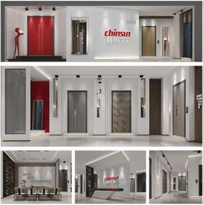 Новый стиль системы блокировки отпечатков пальцев дома внутренние двери дизайн Высокая безопасность алюминиевые двери снаружи - Product Image 6