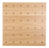 QM Lujo Portátil Tablero de Pared de Madera para Manualidades, con Clavijeros y Pernos, Estante Modular de Exhibición para el Hogar