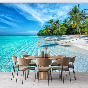 Design 5d 8d <span class=keywords><strong>Mer</strong></span> <span class=keywords><strong>Vue</strong></span> Cocotier Fond d'écran Tv Fond d'écran <span class=keywords><strong>Mer</strong></span> Plage 3d Film et Télévision <span class=keywords><strong>Papier</strong></span> <span class=keywords><strong>peint</strong></span> mural - Product Image 2