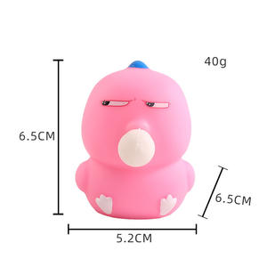 Piccolo giallo pollo lento rimbalzo Anti-Stress artefatto di decompressione pizzicamento Spit Bubble giocattolo per fascia di età da 5 a 7 anni - Product Image 6