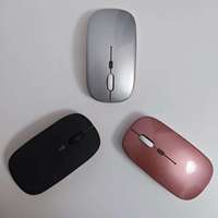 2026 New in Stock Dual Mode Wireless Mouse 2.4GHz/BT Rechargeable Silent Ultra-thin Ergonomic Mice for Laptop Mac Use