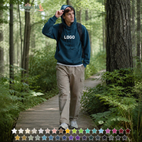 Sweat-shirts unisexes à capuche épais et unis pour hommes, personnalisables, style streetwear, fabricant OEM ODM