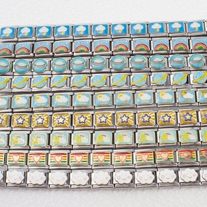 Italian Style New Modular <b>Charm</b> Bracelet Series Stainless Steel Personalized Assembly Chain Weather Series Fashion Style Unisex - Product Image 1