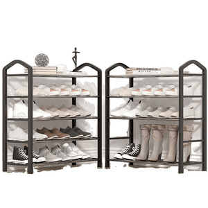 Simple <b>shoe</b> rack, multi-layer <b>shoe</b> cabinet for home use, student dormitory, small <b>storage</b> rack for living room - Product Image 5