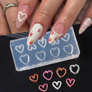 Nouveau Produit, Moule en Silicone 3D pour Décorations d'Ongles en Résine, Moule à Breloques Nail Art en Silicone Design Floral - Product Image 2