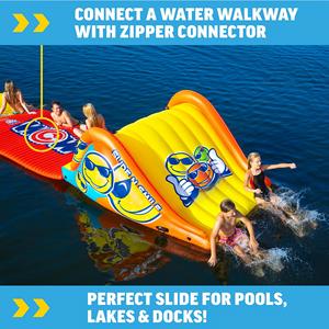 Factory Direct MAKE WAVES Giant PVC Inflatable Floating Water <b>Slide</b> 2 Lanes 9 Ft Double <b>Slide</b> ELI-B132 100-500kg Kids Adults - Product Image 4
