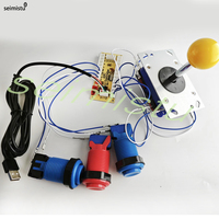 Kit de jeu d'arcade DIY Yinglucky Y-1058 pour 2 joueurs avec instructions en anglais, boutons américains et encodeur USB à latence nulle