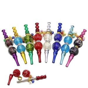 قطعة فم أرجيلة مع أطراف فم أرجيلة ماسية سهلة الاستخدام إكسسوارات تدخين حامل سجائر - Product Image 2