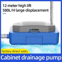 Pompe de vidange automatique de condensats de climatiseur JPCOOL avec réservoir d'eau externe, 110V-230V, levage 12M, entrée DN25, faible bruit