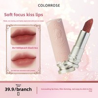 Colorrose Lápiz Labial en Relieve Blanqueador de Alta Gama Pure Desire Genuino Impermeable Marca de Nicho Nuevo Mate Hidratante Estilo Antiguo Occidental