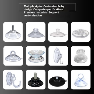 Fabrika fiyat çift taraflı şeffaf PVC enjeksiyon kalıplı vantuz kaymaz cam conta vakum aksesuarları endüstriyel - Product Image 3