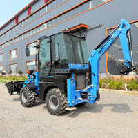 Penjualan Panas Mini Wheel Loader Backhoe Loader dengan Mesin Diesel Bersertifikat CE EPA