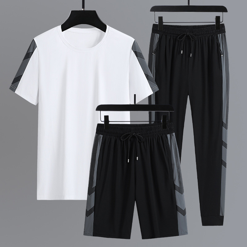Jogger blanc noir
