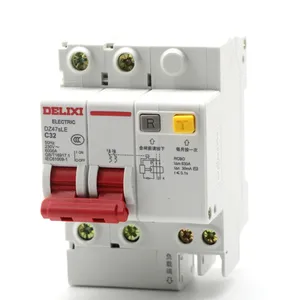 DELIXI dz47sle ELCB 6-63A 230V-400V 1P 1P + N 2P 3P 3P + N 4P выключатель остаточного тока