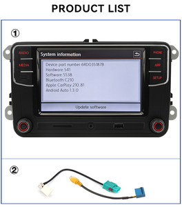<span class=keywords><strong>Autoradio</strong></span> VW Golf <span class=keywords><strong>RCD330</strong></span> Stéréo à écran tactile avec Android intégré Auto <span class=keywords><strong>Carplay</strong></span> Multimédia Mirror-Link - Product Image 6