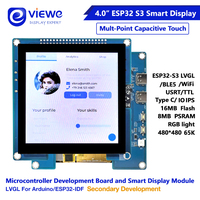 Écran tactile 4,0 pouces 480*480 ESP32-S3 pour 86Box avec carte de développement TFT LCD pour application domestique, capteur de température/humidité